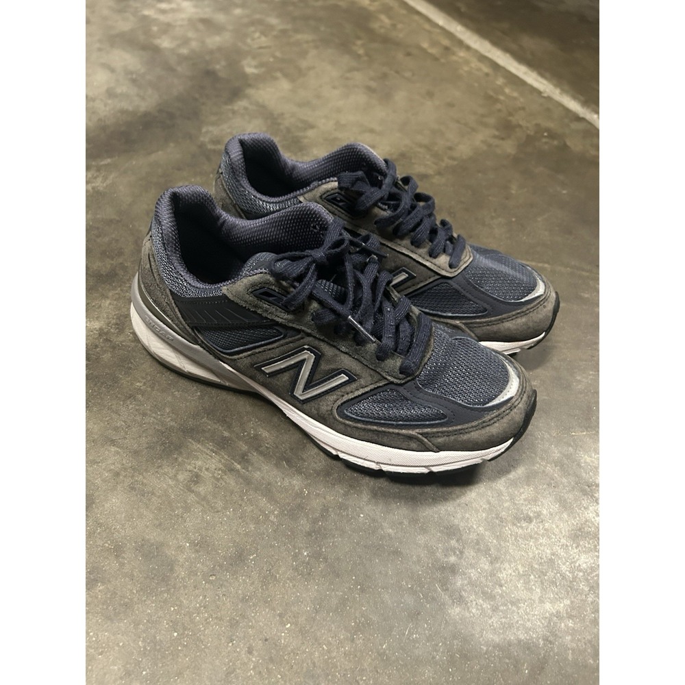 Women's Size 8.5 - New Balance 990v5‎ Made in USA Navy Silver W *No Insoles*